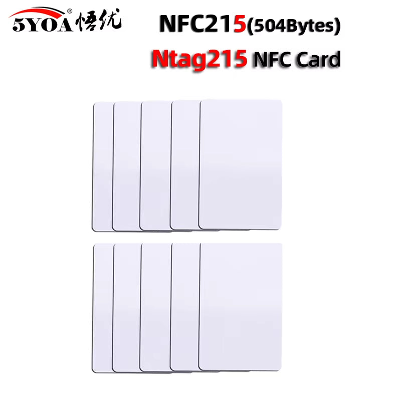 100/50Pcs NFC Ntag215 Card Coin 13.56Mhz 215 Card Label RFID Labels 25 Mm Diameter Box Animal Crossing Card