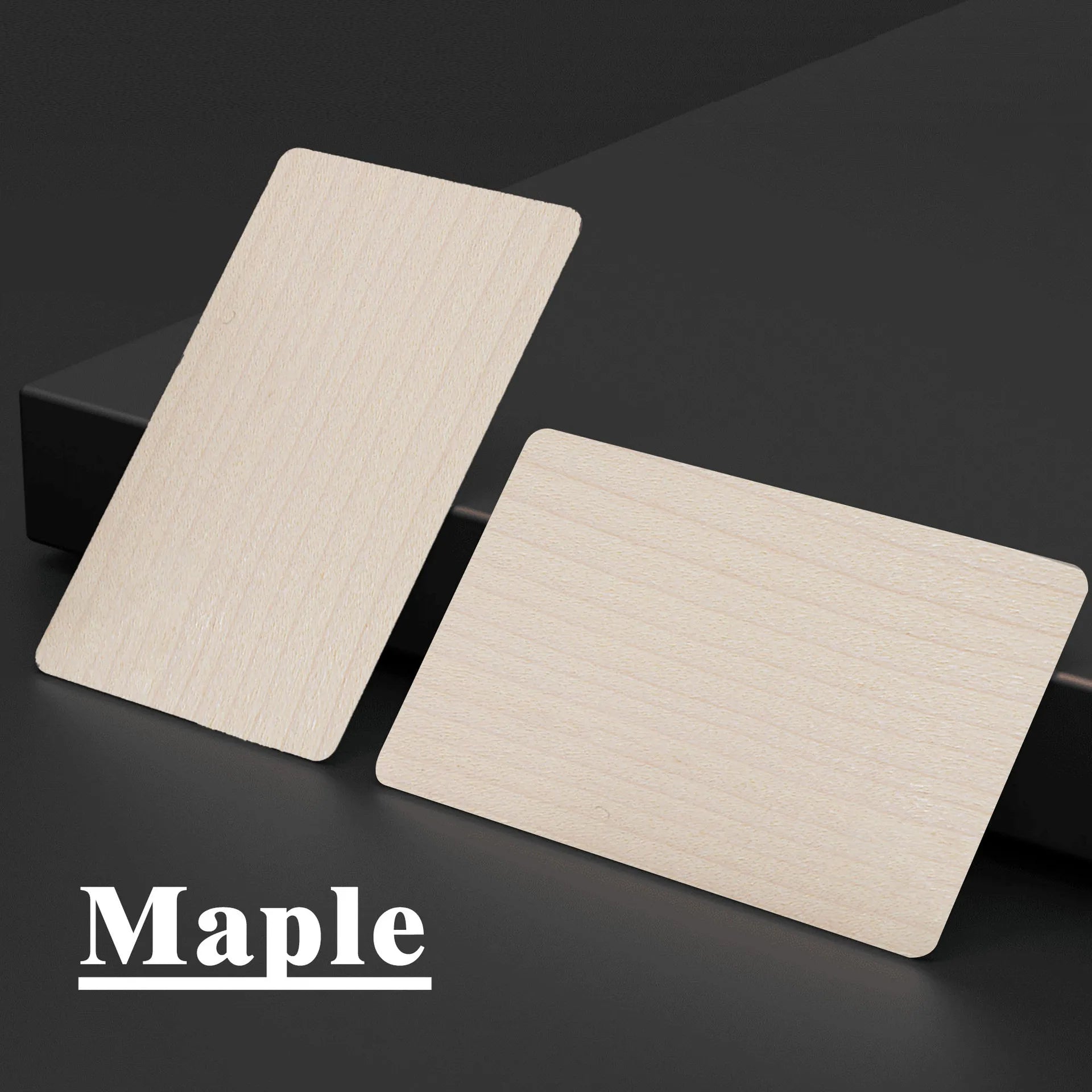 1Pc Wooden Card NFC 13.56MHZ RFID Tag 504Bytes 215Ntag Chip Membership Contactless Business Gift Social Recognition Lasercard